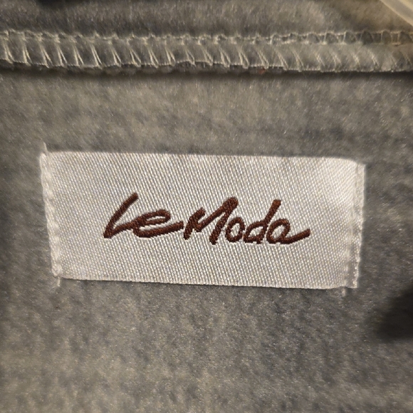 Moda Gray Textured Jacket - Picture 2 of 9